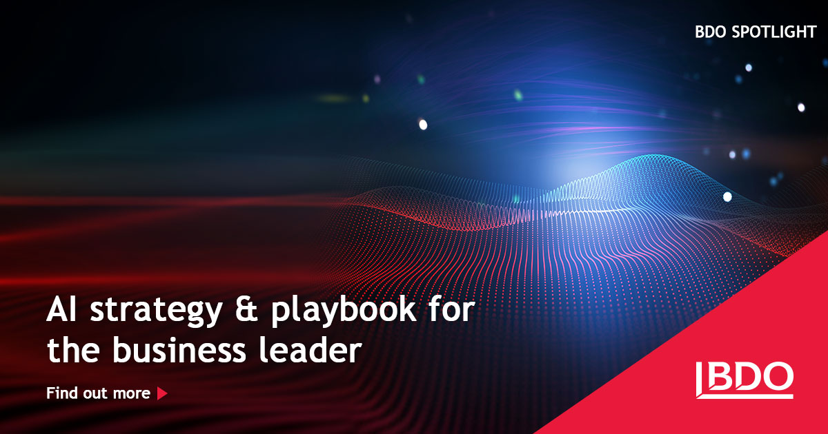 AI Strategy & Playbook for the business leader - BDO